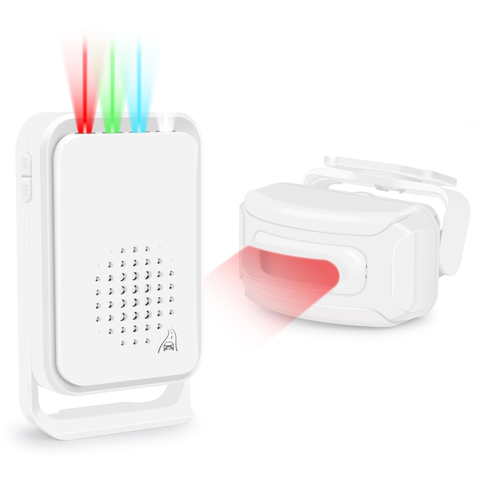 Greencycle Motion Sensor Alarm Outdoor Waterproof, Weatherproof Motion Detector With 900Ft Long Range Loud Chime, Motion Alarm O